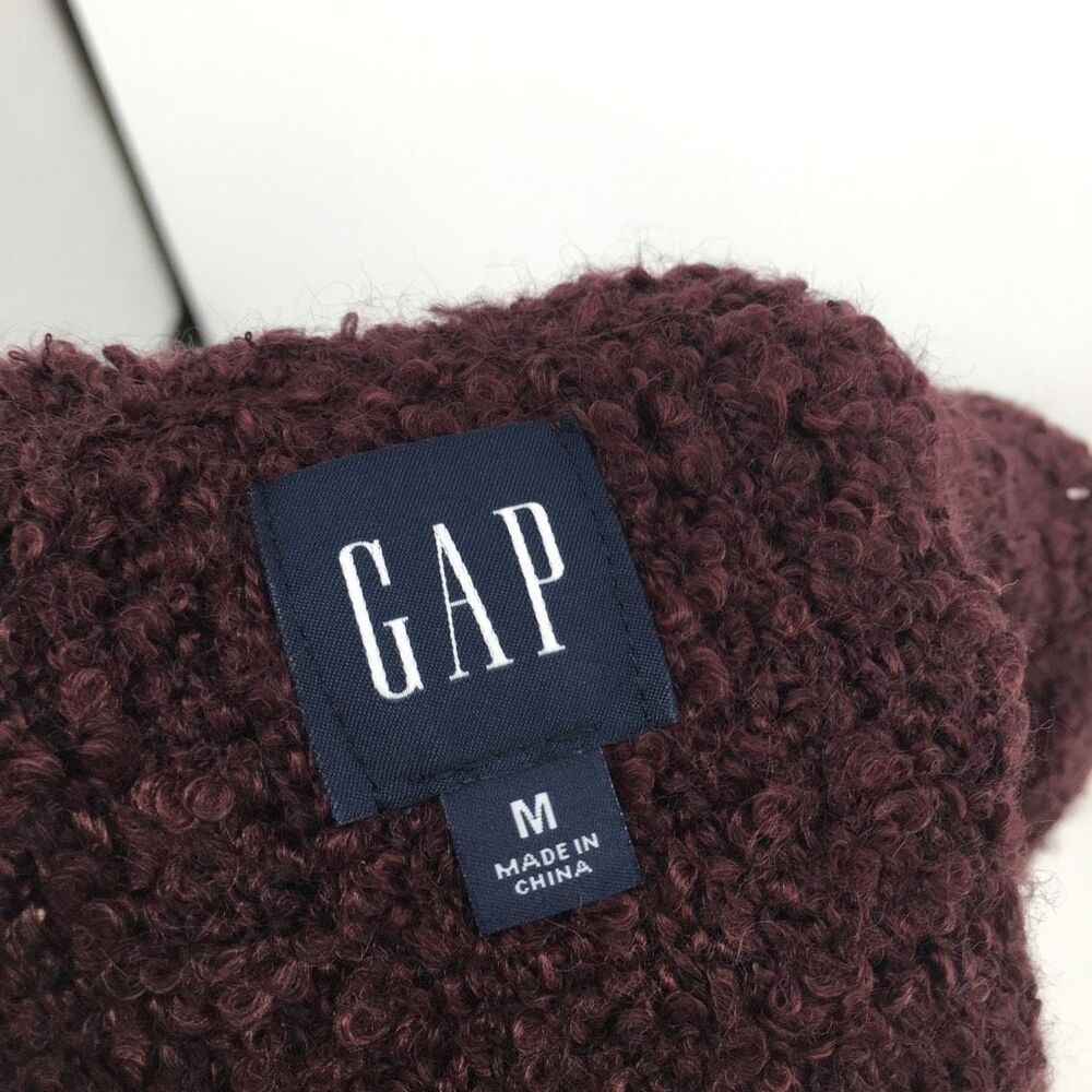 Gap Cozy Boucle Turtleneck Tunic Sweater Womens Medium Merino Wool NWT #U - Picture 3 of 9